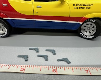 1/24 Resin Lot von 5 Springfield Style .45 Pistolen Unbemalt