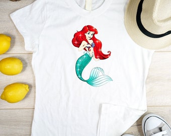 Airbrush Ariel Shirt | Etsy