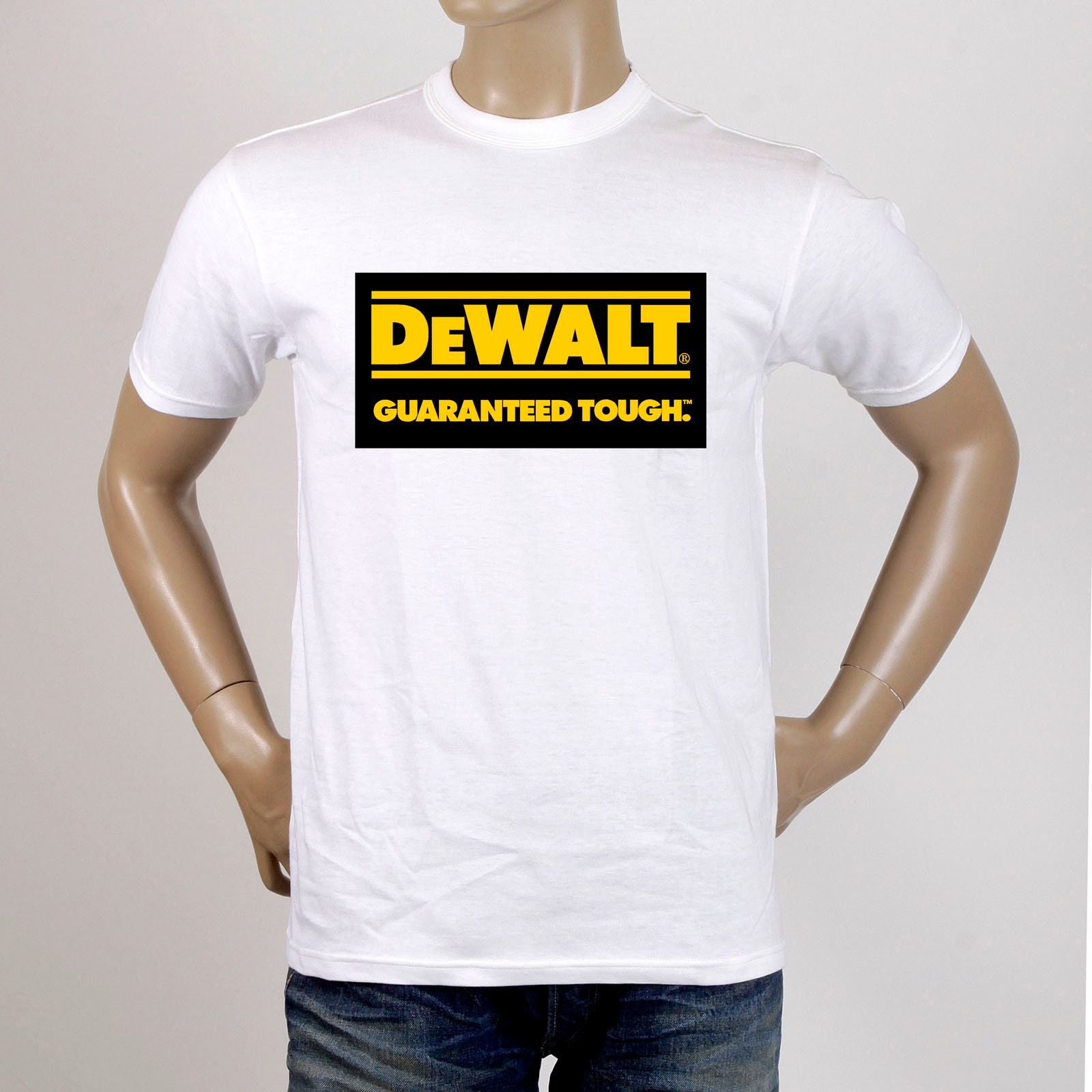 dewalt t shirt guaranteed tough