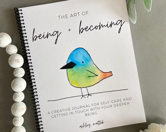 Creative Art Journal - Self-Care - Guided Art Journal