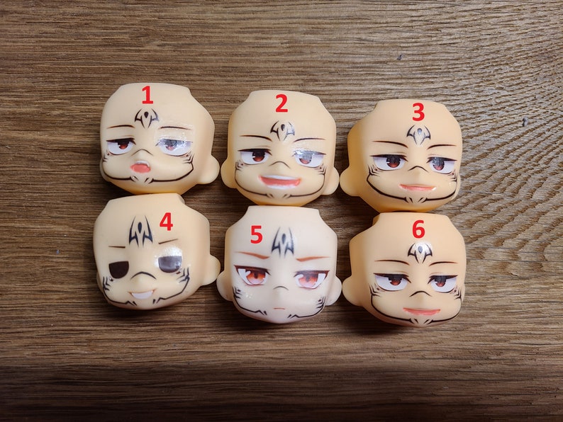 Sukuna Nendoroid Faceplate JJK Nendoroid GSC Nendoroid Face | Etsy