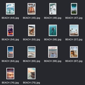 Puede incluir: Una colecci&oacute;n de 75 im&aacute;genes que muestran diversas escenas de playa. Las im&aacute;genes incluyen playas con palmeras, agua azul y arena blanca. Algunas im&aacute;genes muestran personas disfrutando de la playa, mientras que otras muestran la playa desde la distancia.