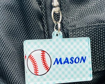 Personalized School Bag Name Tag, Custom Backpack name Tag for Kids, Backpack  Tag.