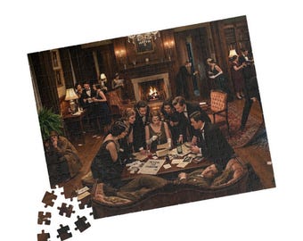 Murder Mystery Mansion Puzzle | Cozy Detective Game Night |  Murder Clue Puzzle  |  Difficult Puzzle