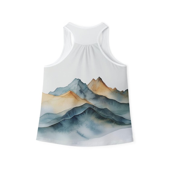 Débardeur Homme/femme Motif Montagnes - Pour Randonnée, Alpinisme, Amoureux De La Nature Et Plein Air - 5