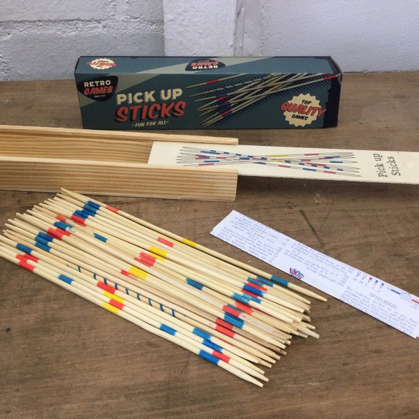 Boxed Retro Games Pick Up Sticks