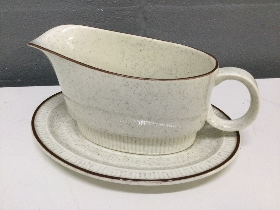 Poole Pottery Parkstone Gravy Jug and Saucer Etsy