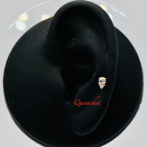 16G 316L Surgical Steel Tear Drops Cartilage Stud Earring