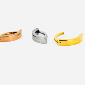 14G Minimalist Clicker Ring, Clicker Navel Ring, Bellybutton Clicker 10mm Belly Ring