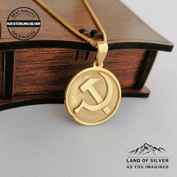 Hammer and Sickle Necklace Etsy