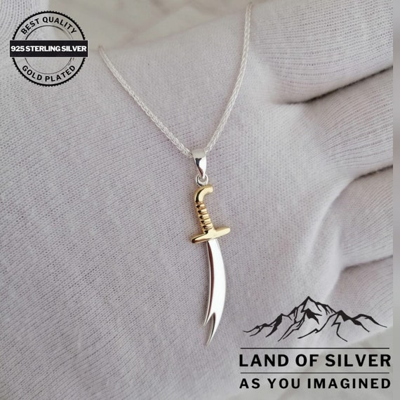 Zulfikar necklace, Hz. Ali Sword, Handmade product, Customizable, Special design, 925 sterling silver