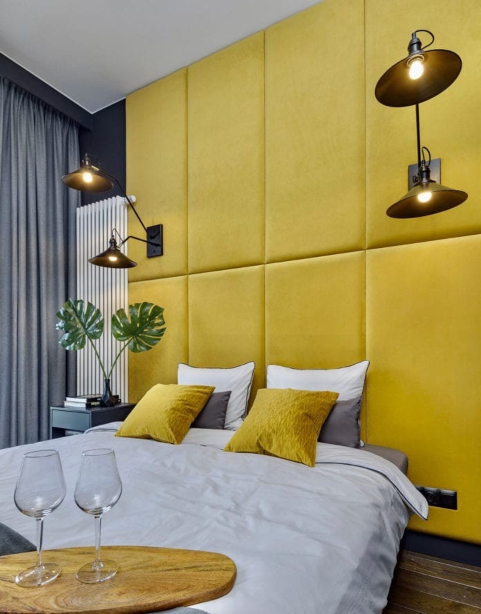 Decorative wall panels upholstered in a unique Velvet fabric / Etsy