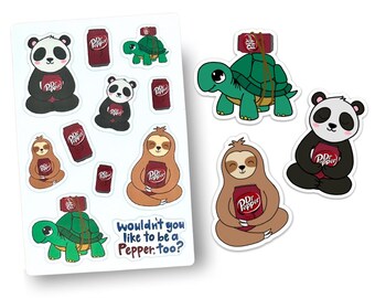 Dr. Pepper Lover's Big Sticker Set