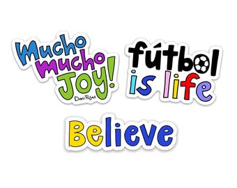 Lasso Sticker Bundle - Dani Rojas - Football is life