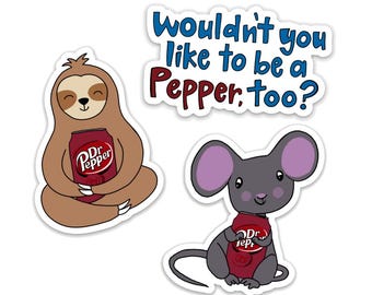 Dr. Pepper Lover's Sticker Set