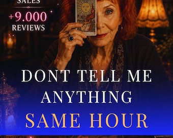 Blind Psychic Reading - No Questions Asked, Accurate Same Hour Reading, Deep Intuitive Insights, Spirit Guide Messages, Detail PDF Download