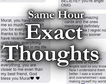Same Hour Exact Thoughts | Psychic Reading | Same Hour Tarot Reading | Future Sameday Reading Love