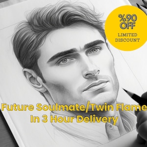 Soulmate Drawing, I Will Draw & Describe Your Future Husband/Wife in Same hours, Psychic Drawing, Psychic Reading , Love Reading ,Twin flame
