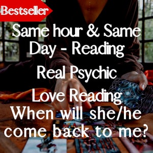 1 hour psychic reading - SAME HOUR Psychic reading - In Depth Reading - Love Reading - Messages from your person