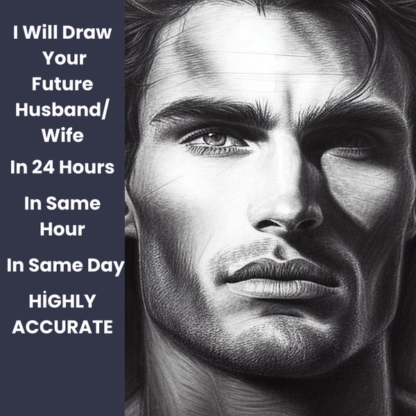 Soulmate Drawing, I Will Draw & Describe Your Future Husband/Wife in Same hours, Psychic Drawing, Psychic Reading , Love Reading , Soulmate