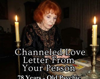 Love Letter From Your Person, Same Hour Psychic Tarot Reading: Love, Soulmate Messages