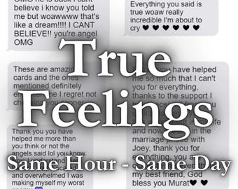 True Feelings, What Are They Thinking, Psychic Reading, Love & Relationship Insight, Same Hour