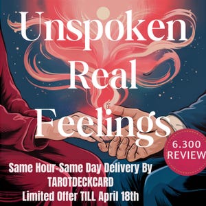 Same Hour Unspoken Real Feelings | Psychic Reading | Same Hour Tarot Reading | Future Sameday Reading Love I Feelings I Thoughts I Emotions