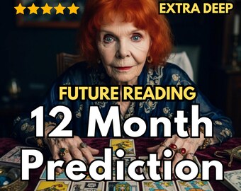 12 Month Future Psychic Reading, Accurate Tarot Prediction, Spiritual Guidance (PDF)