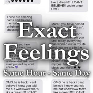 Stesso orario Esatto Sentimenti / Lettura Psichica / Lettura dei Tarocchi / Previsioni Future Sameday I Guidance Insight