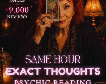 Exact Thoughts Psychic Reading | Same Hour Love Tarot Insights (No Tools)
