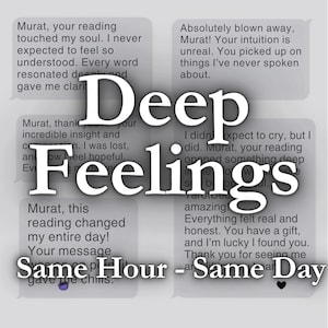 Same Hour Tiefe Gefühle | Psychische Lesung | Same Hour Tarot Legung | Zukünftige Sameday Lesung Liebe I Gefühle I Gedanken I Emotionen I
