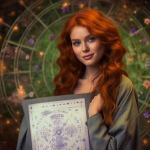 Deep Birth Chart Analysis | Day You We’Re Born Print | Birth Announcement Tarot Reading | Creative Personalized Newborn Birth Chart
