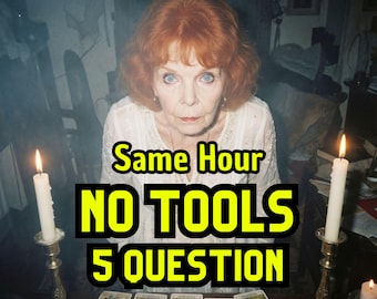 Same Hour Psychic No Cards Reading | Love, Future, and Feelings