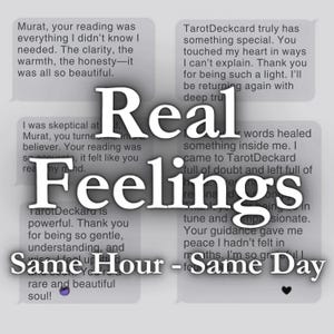 Same Hour Real Feelings | Psychische Lesung | Same Hour Tarot Legung | Zukünftige Sameday Lesung Liebe I Gefühle I Gedanken I Emotionen I