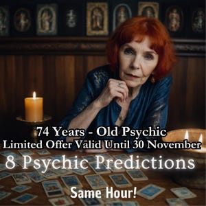 8 Psychische Voraussagen | Tarot-Lesung | Tarot Liebeslegung | Psychisches Lesebuch | Tarot Legung | Psychische Astrologie-Lesung