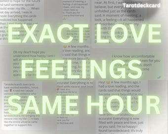 Same Hour Love Feelings Tarot Reading
