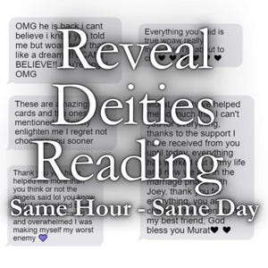 Lectura de revelación de deidades / Lectura psíquica / Lectura de tarot / Lectura de amor I Sentimientos I Pensamientos I Predicciones psíquicas I Mismo día