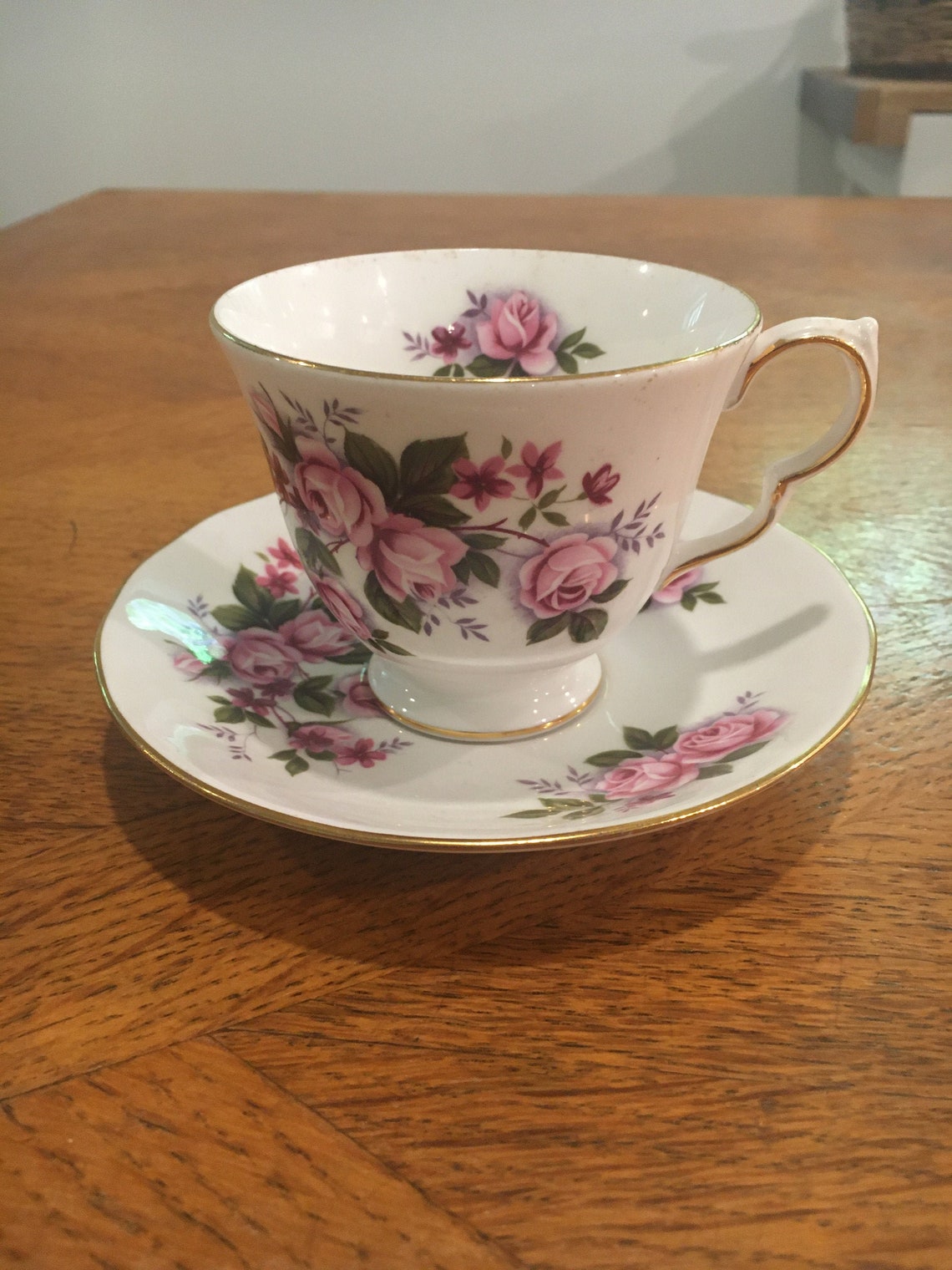 Queen Anne Rare English Fine Bone China Patt.8575 Rose 1970 Etsy UK