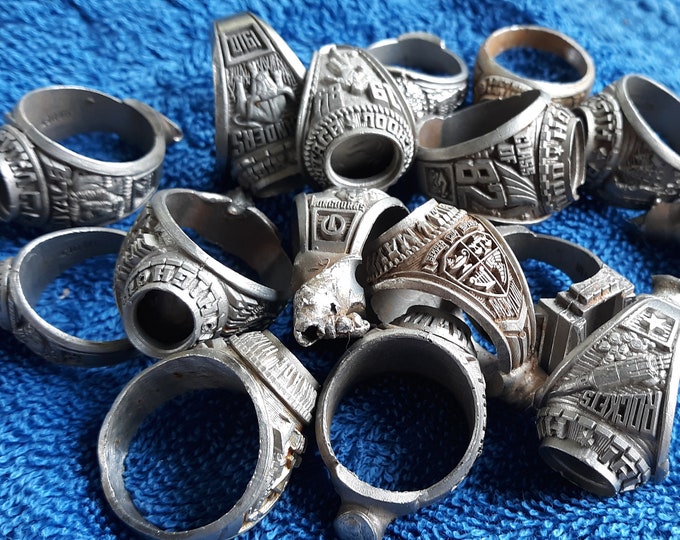 Herff Jones Class Ring Scrap 1/2 Lb 8 Ounces Ultrium Unfinished No