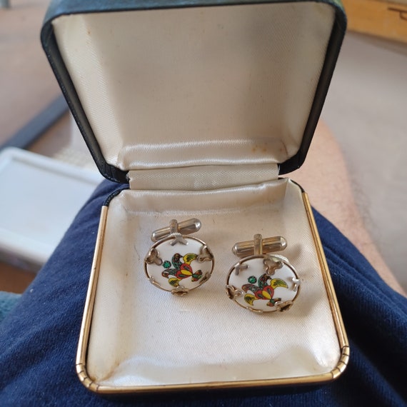 Cufflinks Double Head Eagle Phoenix Bird Cufflink… - image 7