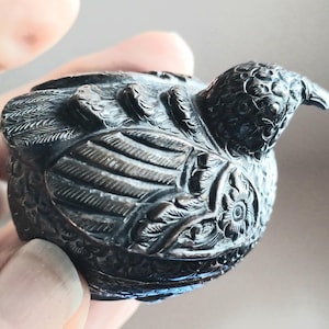 Solid Silver Cambodian lime Betel Box Hen Quail Khmer Cambodian Betel Nut Tobacco Storage Burmese Southeast Asia Sterling 925 Antique 800