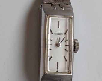 Vintage Seiko White Gold Plated Mechanical Manual Wind  display picture 1
