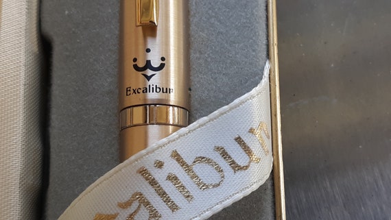 1964 Pentel Excalibur Gold Plate & Satin Brass Japan Mint in Box
