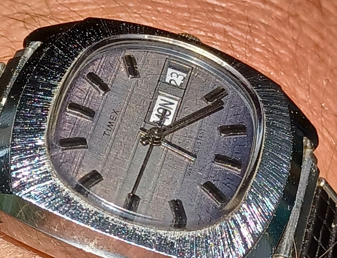 NEXTIME Gray Wood Dress Watch main image 0