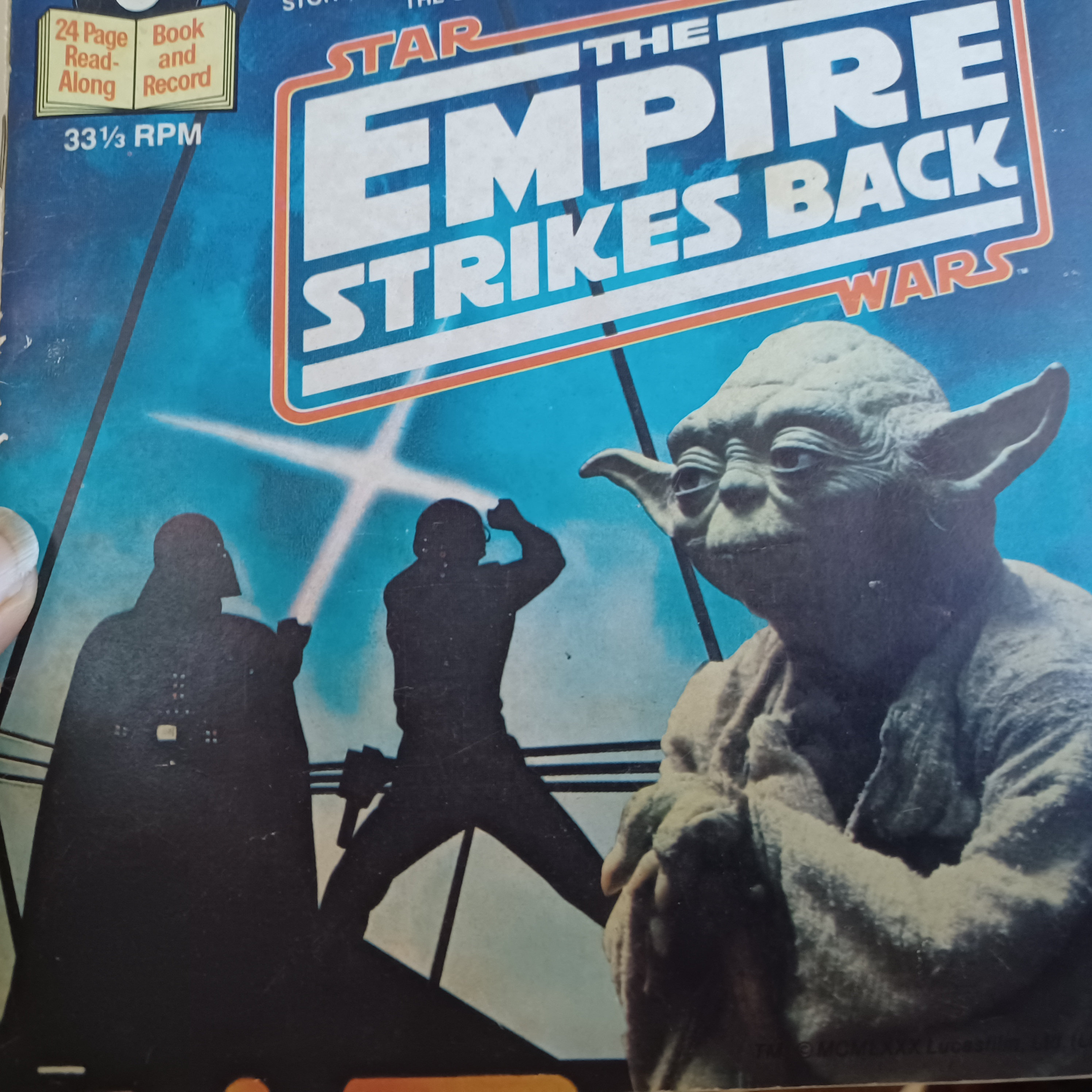 RECORD Star Wars: the Empire Strikes Back 24 Page Read-along, Book