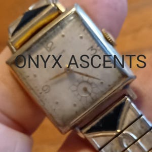 Sherco‎ 17 Jewels Vintage Mechanical Watch Gold Filled Speidel Band For Repair Sherco 17 Jewels Vintage Mechanical Watch Gold Filled  main image 2
