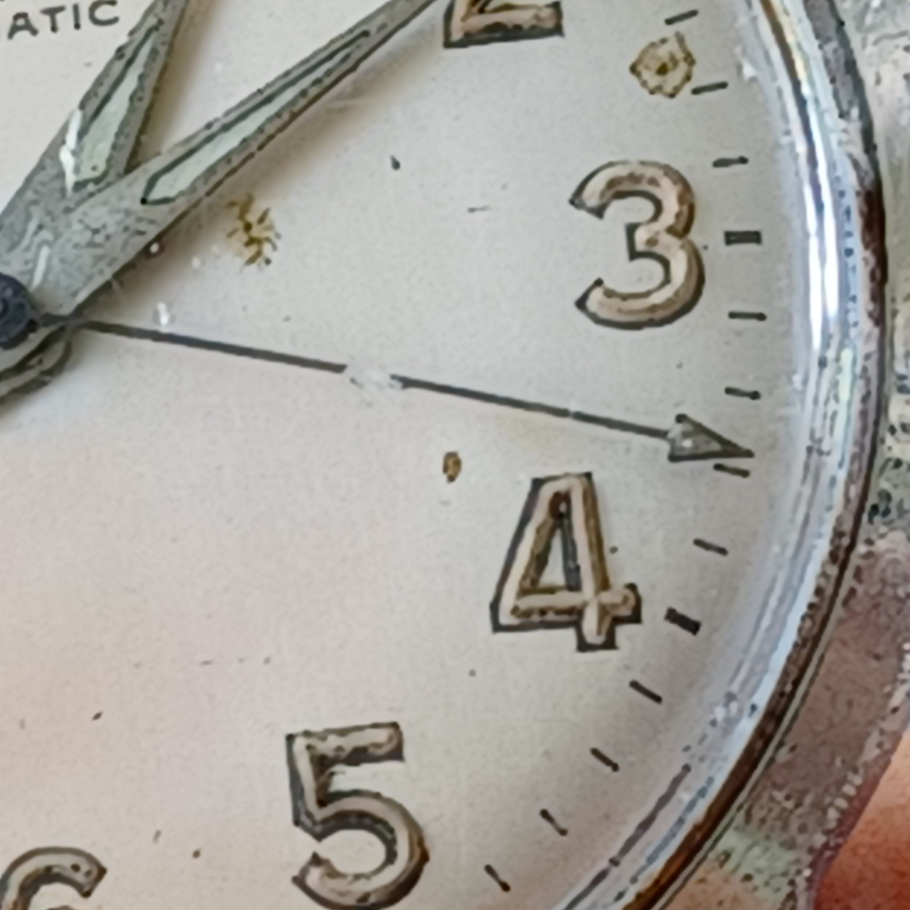 Croton AQUMATIC Watch RARE Vintage 17 Jewels Self Winding