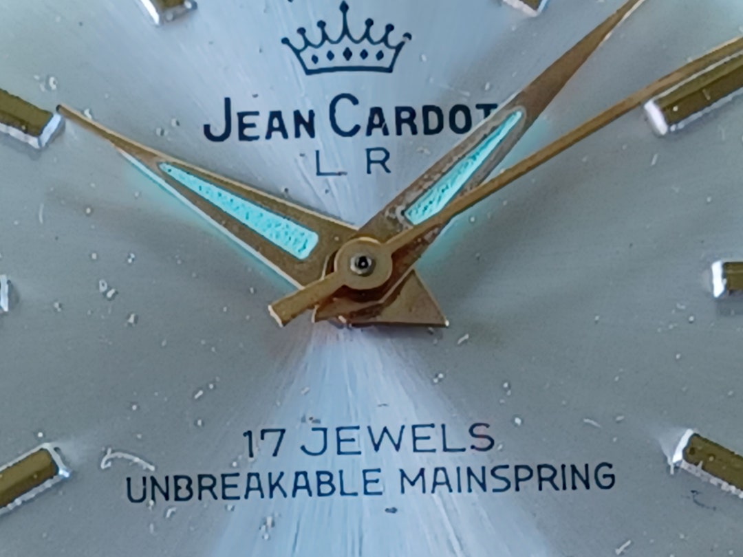 Jean cardot 17 jewels watch value cheap