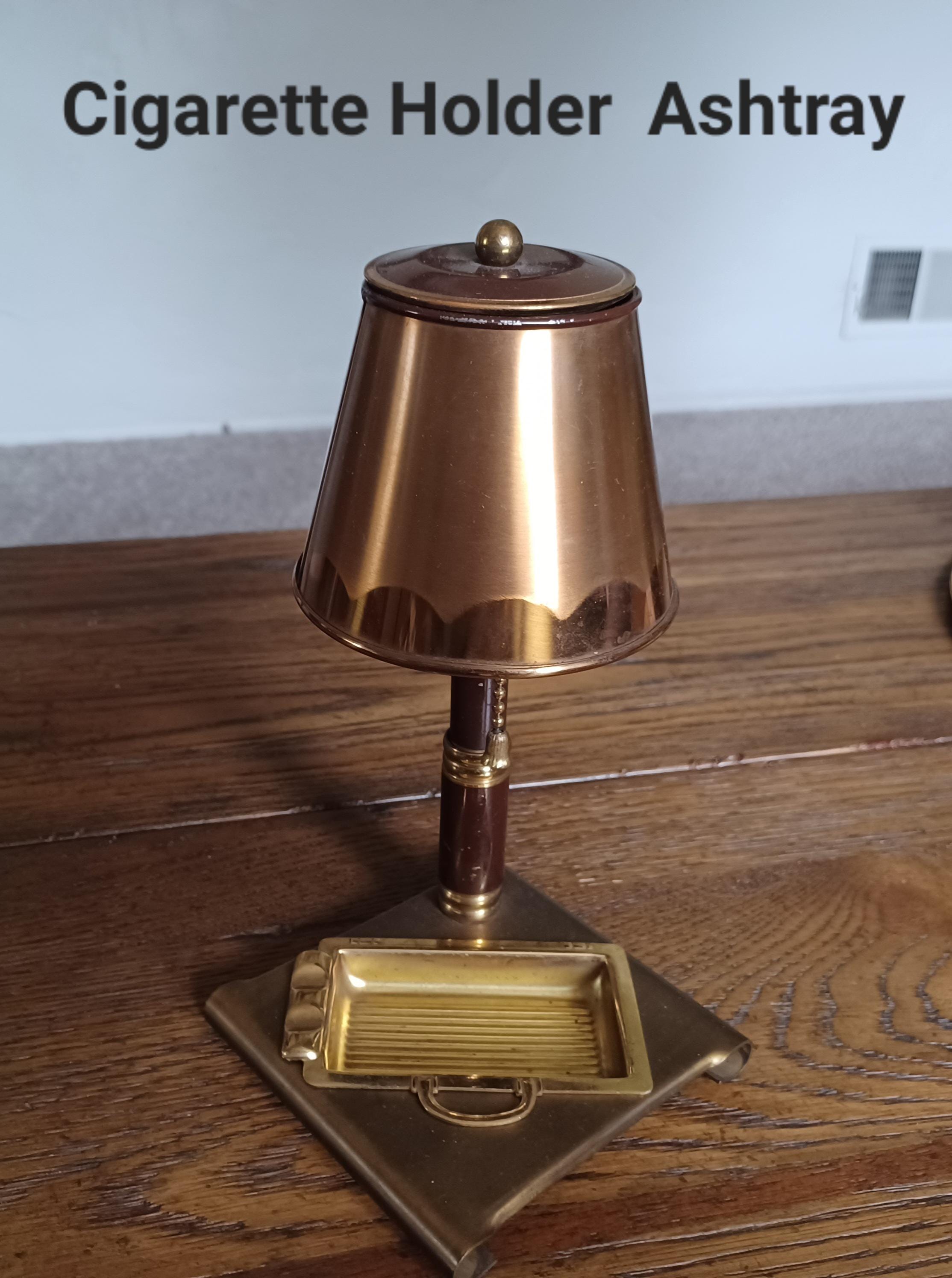 vintage cigarette holder ashtray Ashtray Cigarette Dispenser