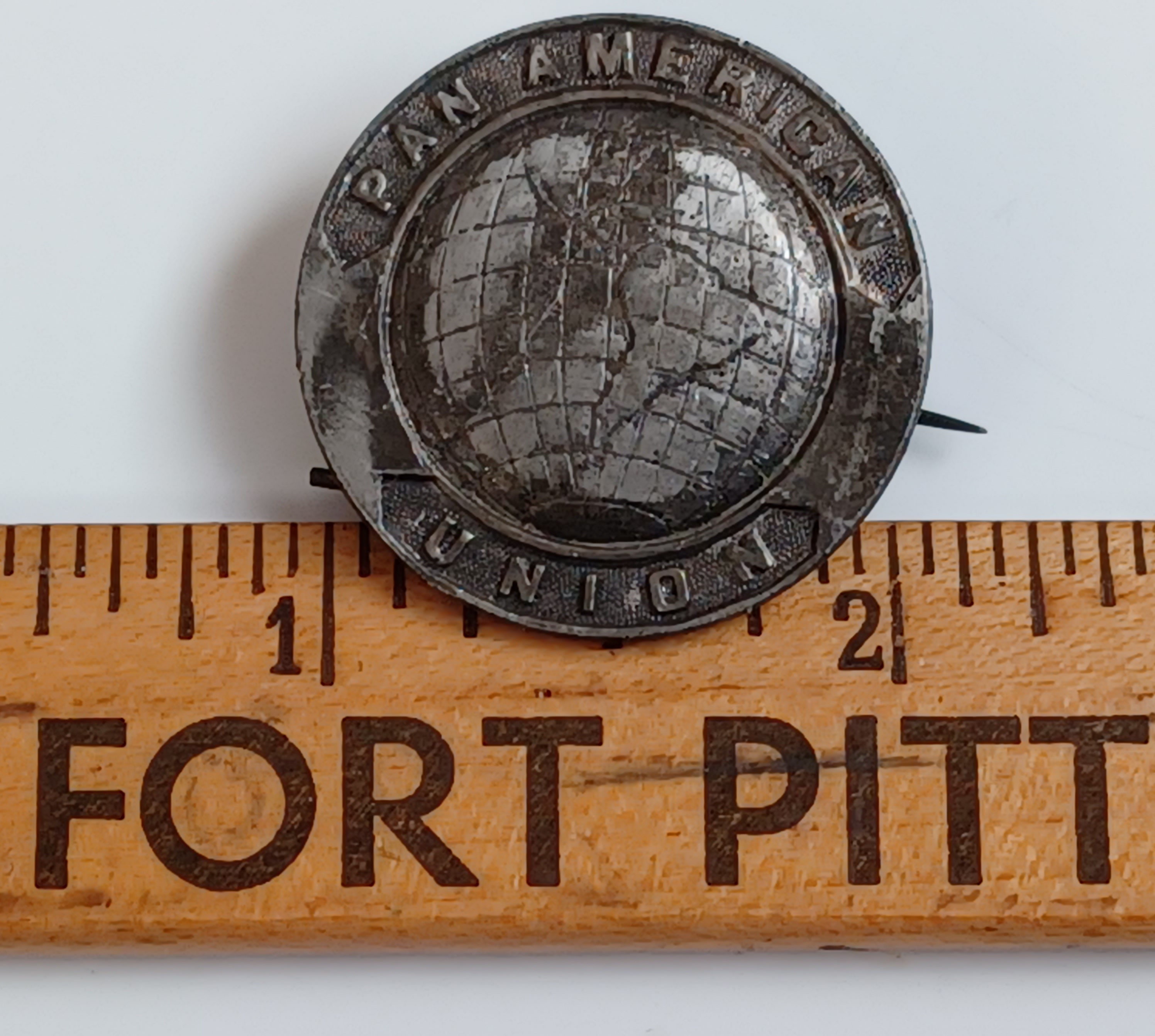 Organization Pin Pan-american Union Organization Pin Conference Badge Org of American ...
